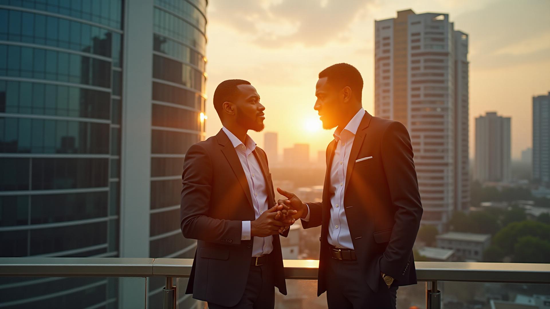 African business professionals in Nigeria